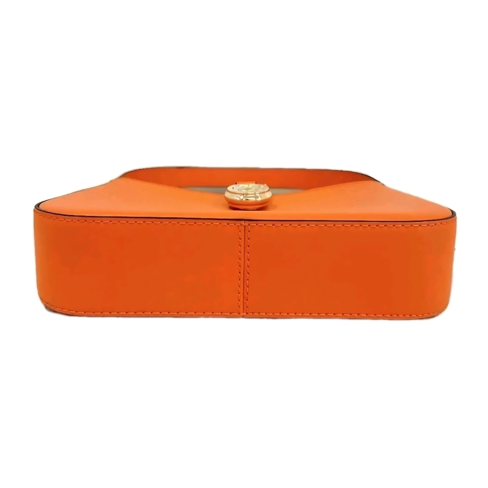 Michael Kors Orange Lyra Small Leather Handbag/ Clutch (NWT) - Picture 6 of 10